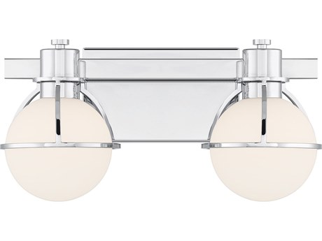 Savoy House Pierce 2-Light Chrome Vanity Light