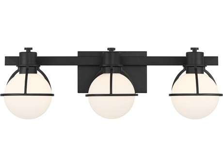 Savoy House Pierce 3-Light Matte Black Vanity Light