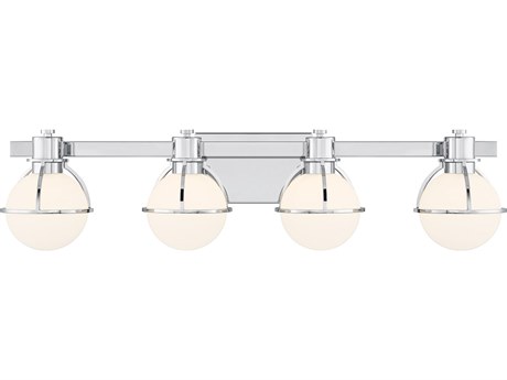 Savoy House Pierce 4-Light Chrome Vanity Light