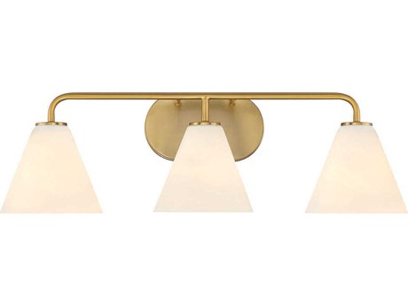 Savoy House Blair 3-Light Warm Brass Vanity Light