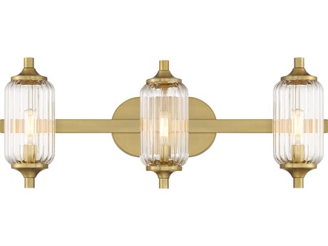 Savoy House Holton 3-Light Warm Brass Vanity Light