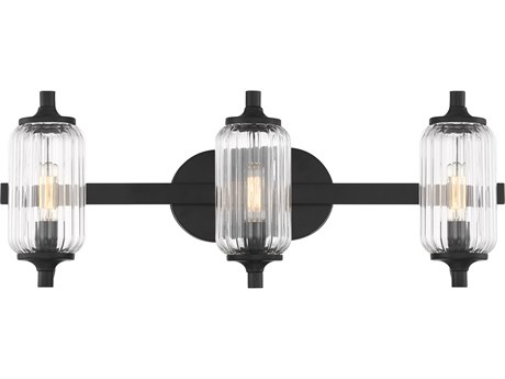 Savoy House Holton 3-Light Matte Black Vanity Light