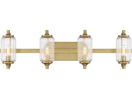 Savoy House Holton 4-Light Warm Brass Vanity Light