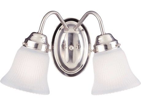 Savoy House Brighton 2-Light Satin Nickel Vanity Light