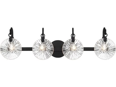 Savoy House Addison 4-Light Matte Black Vanity Light