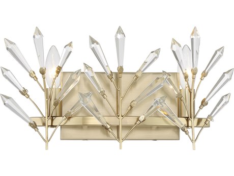Savoy House Orianna 2-Light Noble Brass Vanity Light