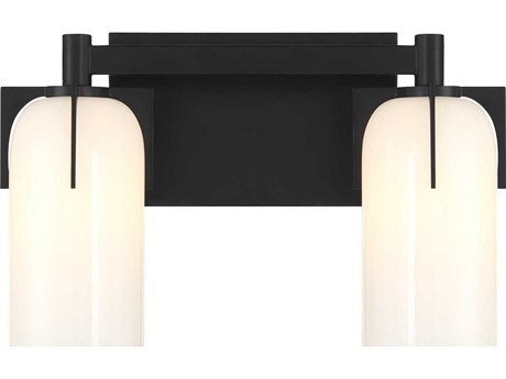 Savoy House Caldwell 2-Light Matte Black Vanity Light