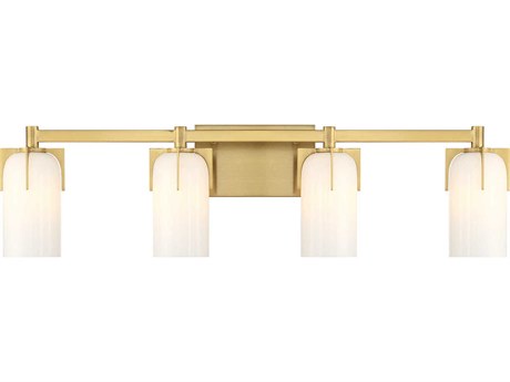 Savoy House Caldwell 4-Light Warm Brass Vanity Light