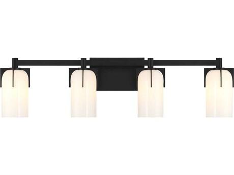 Savoy House Caldwell 4-Light Matte Black Vanity Light