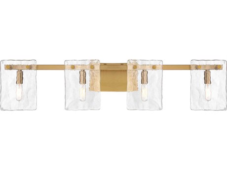 Savoy House Genry 4-Light Warm Brass Vanity Light
