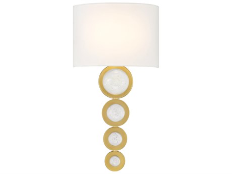 Savoy House Marseille 1-Light Warm Brass Wall Sconce