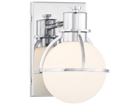 Savoy House Pierce 1-Light Chrome Wall Sconce