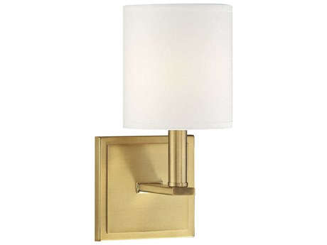 Savoy House Waverly 1-Light Warm Brass Wall Sconce