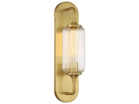Savoy House Holton 1-Light Warm Brass Wall Sconce