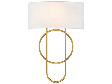 Savoy House Tempe 2-Light Warm Brass Wall Sconce