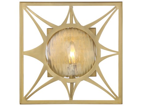 Savoy House Balfour 1-Light Warm Brass Wall Sconce