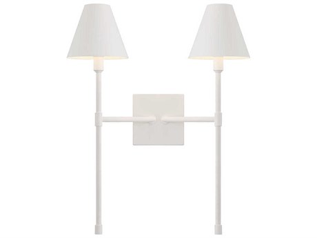Savoy House Jefferson 2-Light Bisque White Wall Sconce