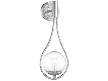 Savoy House Encino 1-Light Polished Chrome Wall Sconce