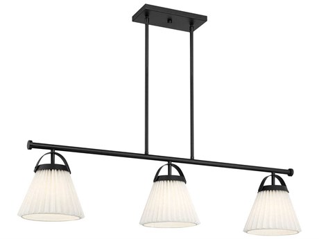 Savoy House Meridian 3-Light Matte Black Empire Island Pendant