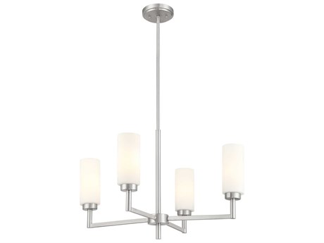 Savoy House Meridian 4-Light Brushed Nickel Chandelier
