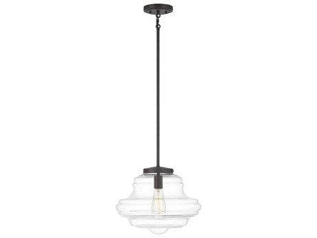 Savoy House Meridian 1-Light Oil Rubbed Bronze Glass Pendant
