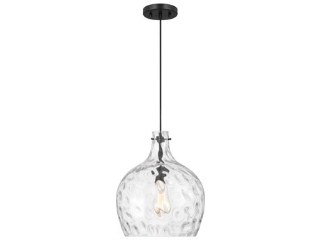 Savoy House Meridian 1-Light Matte Black Pendant
