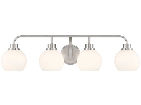 Savoy House Meridian 4-Light Brushed Nickel Vanity Light