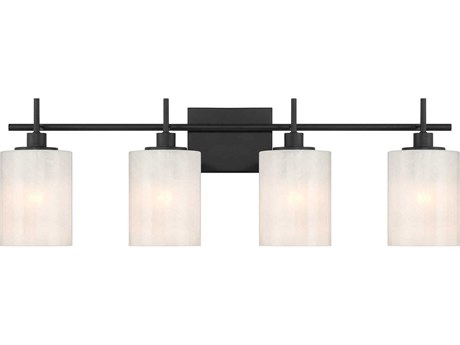 Savoy House Meridian 4-Light Matte Black Vanity Light