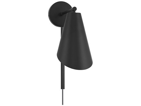Savoy House Meridian 1-Light Matte Black Wall Sconce