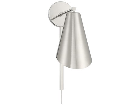 Savoy House Meridian 1-Light Polished Nickel Silver Wall Sconce