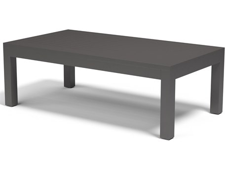 Sunset West Vegas Aluminum 50''W x 27'' Rectangular Coffee Table