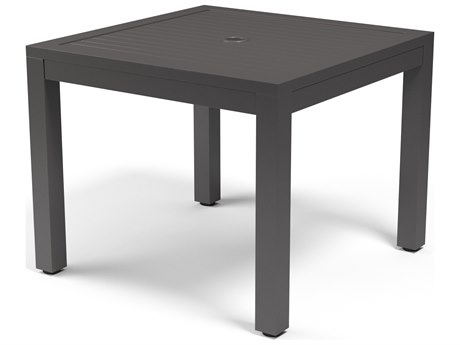 Sunset West Vegas Aluminum Square Outdoor Patio Dining Table