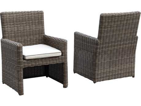 Sunset West Coronado Wicker Cushion Dining Chair