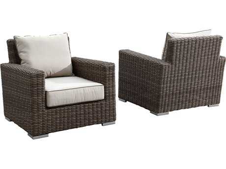 Sunset West Coronado Wicker Cushion Lounge Chair
