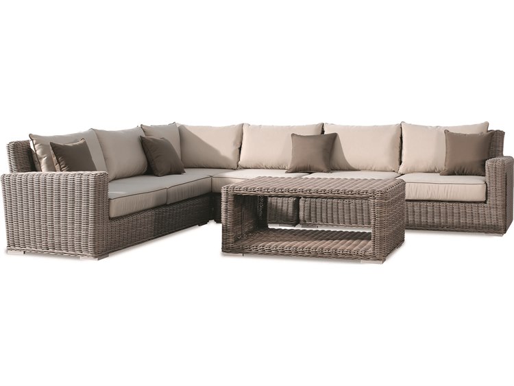 Sunset West Coronado Wicker Cushion Lounge Set