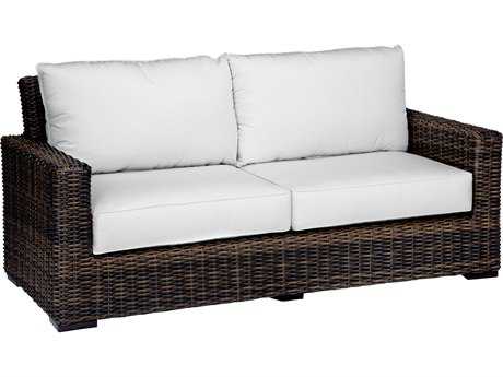Sunset West Quick Ship Montecito Wicker Cushion Loveseat