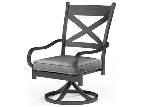 Sunset West Monterey Copper Aluminum Cushion Dining Chair