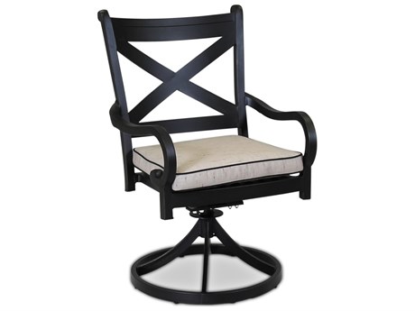 Sunset West Monterey Swivel Dining Arm Chair Seat Replacement Cushion