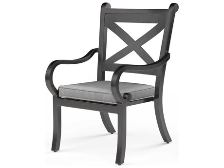 Sunset West Monterey Copper Aluminum Cushion Dining Chair