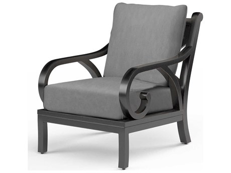 Sunset West Monterey Copper Aluminum Cushion Lounge Chair