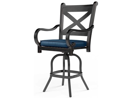 Sunset West Monterey Copper Aluminum Cushion Bar Stool