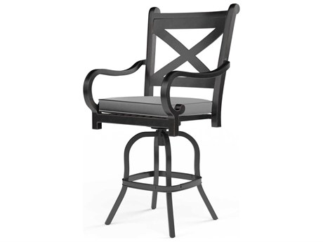 Sunset West Monterey Copper Aluminum Cushion Bar Stool