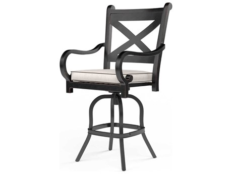 Sunset West Monterey Copper Aluminum Cushion Bar Stool