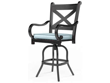 Sunset West Monterey Copper Aluminum Cushion Counter Stool