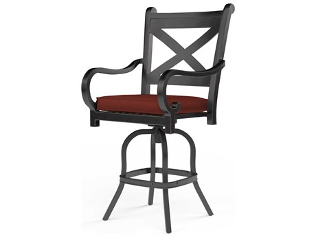 Sunset West Monterey Copper Aluminum Cushion Counter Stool