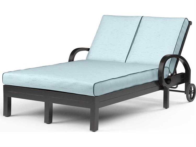 Sunset West Monterey Copper Aluminum Cushion Chaise Lounge