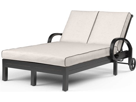 Sunset West Monterey Copper Aluminum Cushion Chaise Lounge