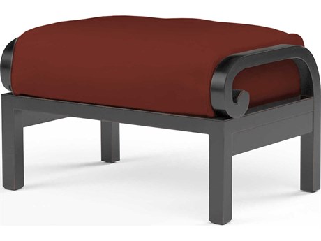 Sunset West Monterey Copper Aluminum Cushion Ottoman