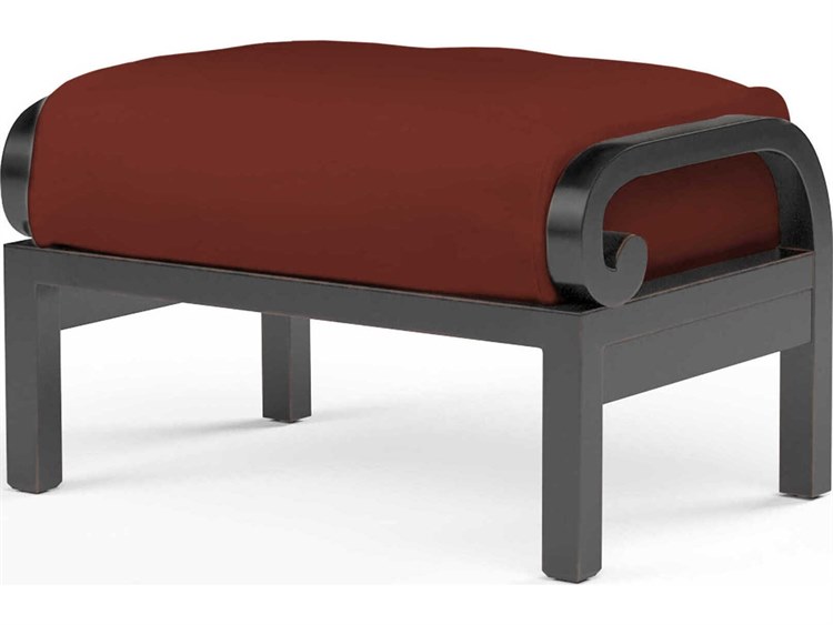 Sunset West Monterey Copper Aluminum Cushion Ottoman