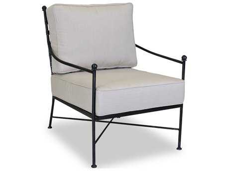 Sunset West Provence Wrought Iron Cushion Lounge Chair